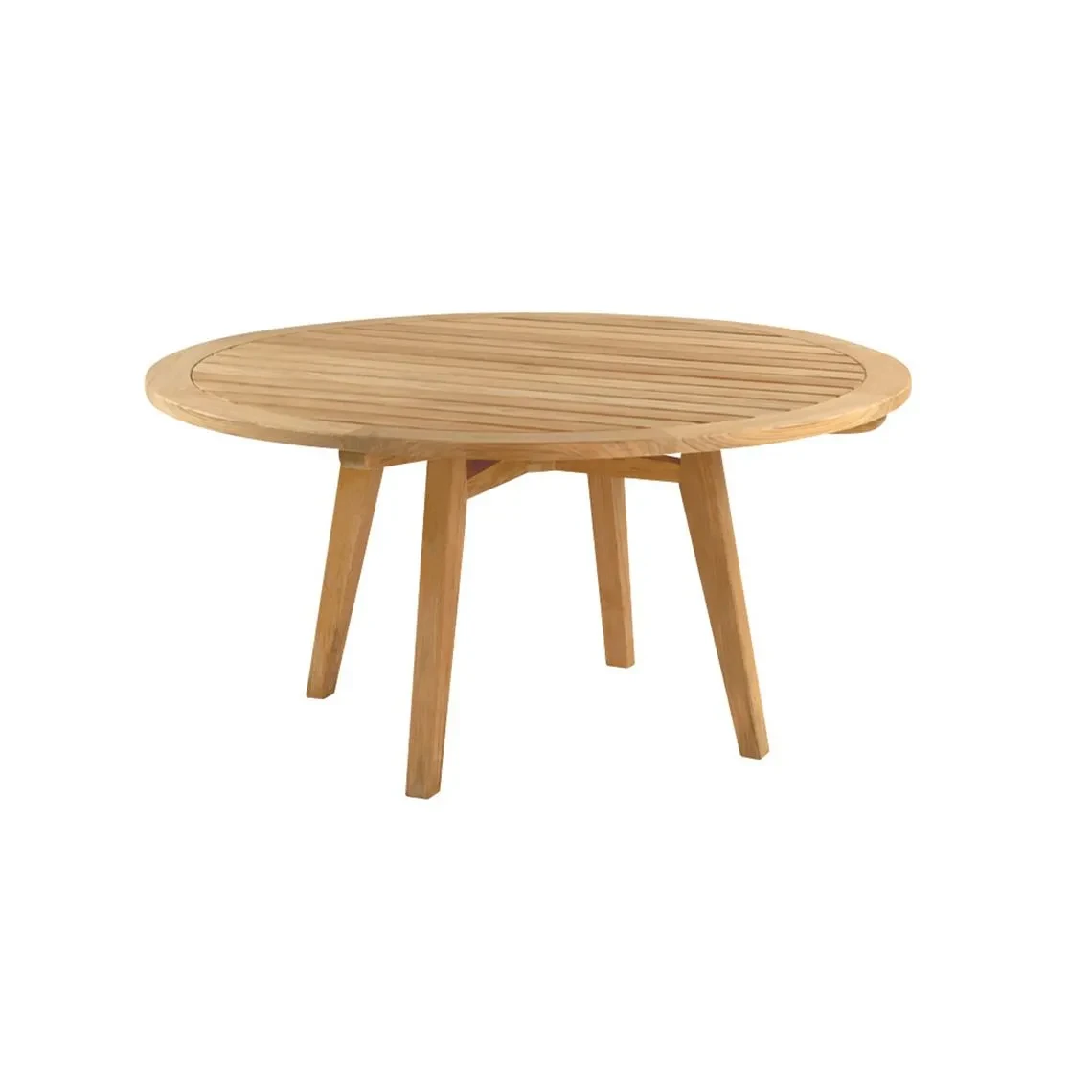 Algarve 52" Teak Round Dining Table
