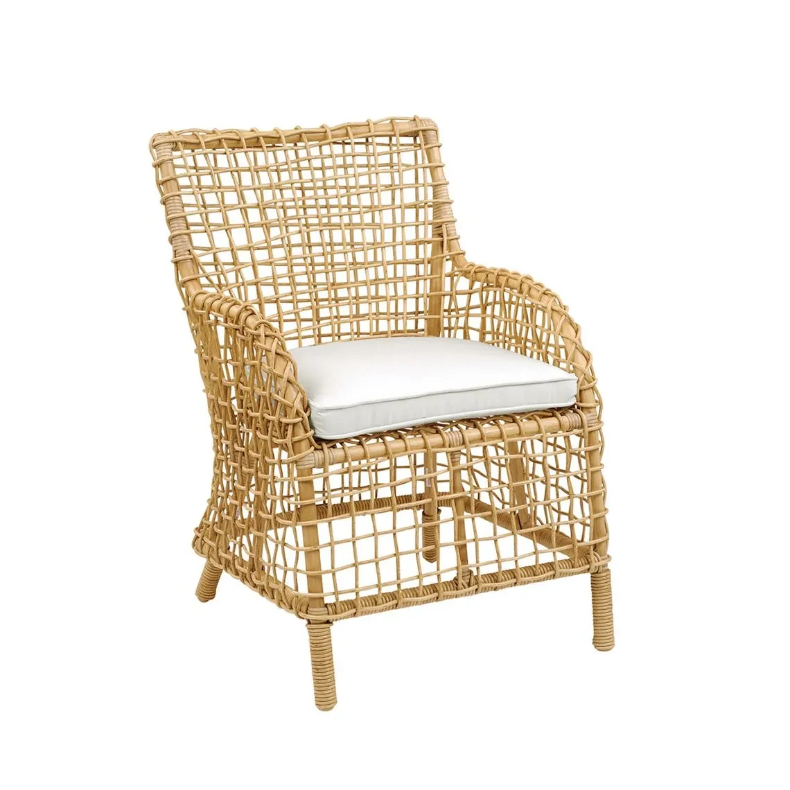 Charlotte Woven Dining Arm Chair