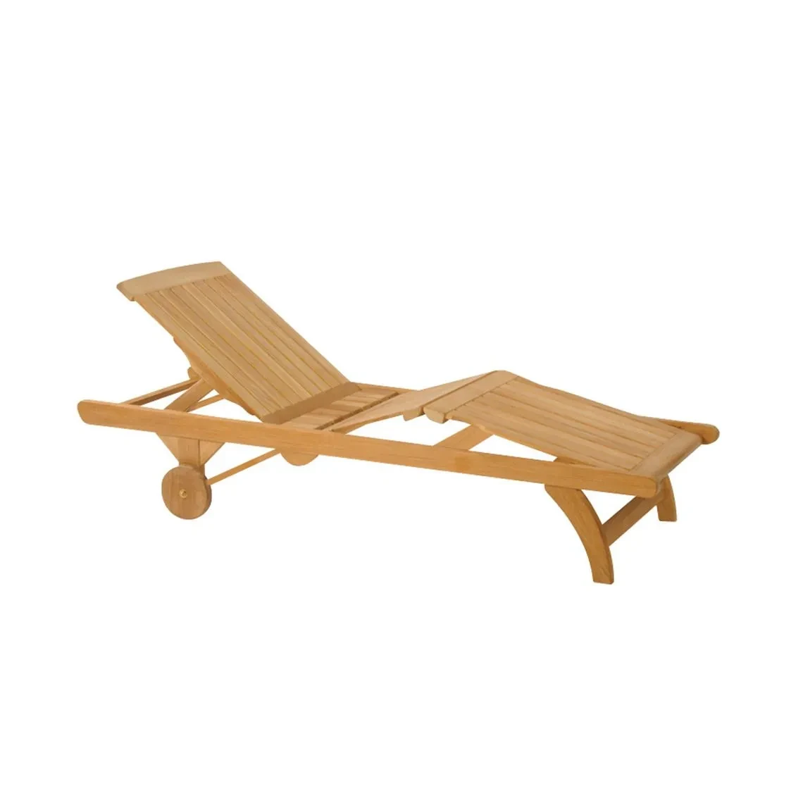 Classic Teak Chaise Lounge