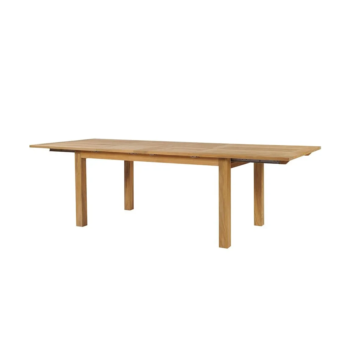 Hyannis 70"–102" Teak Extending Rectangular Dining Table