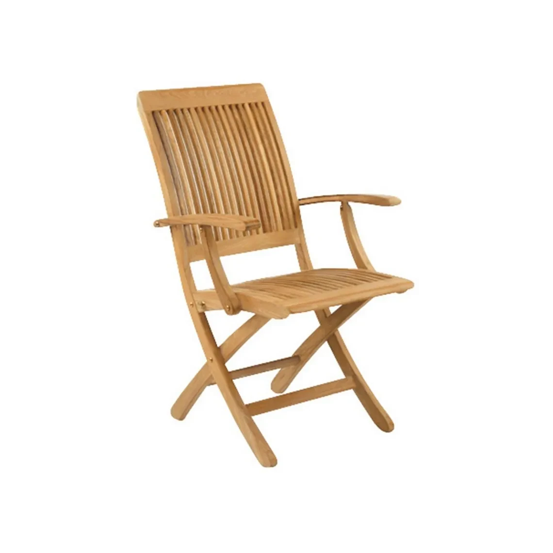 Monterey Folding Teak Arm Chair