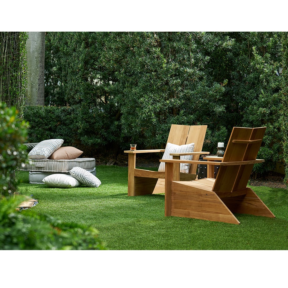 Ernest Teak Adirondack Chair view 2