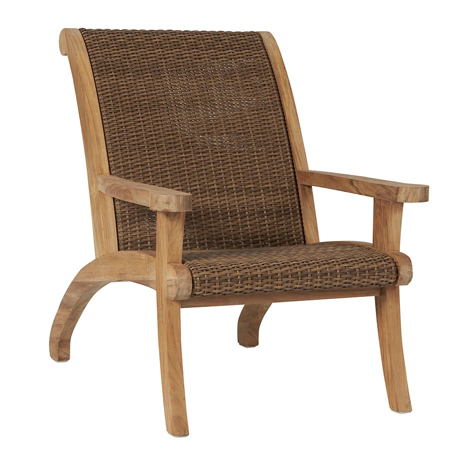 Pauline Teak & Wicker Adirondack Chair