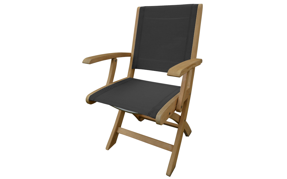 Folding Teak with Slings