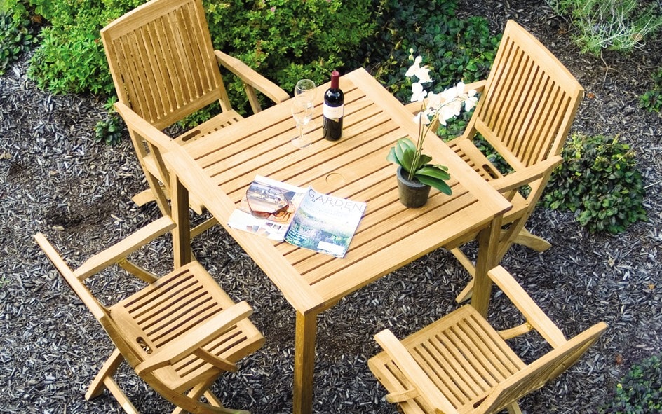Brunswick 72" Teak Rectangular Dining Table view 3
