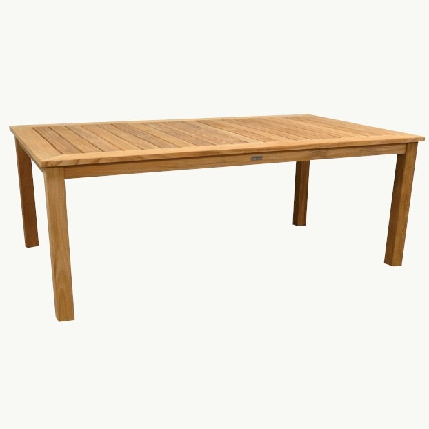 Newport 74" Teak Rectangular Dining Table