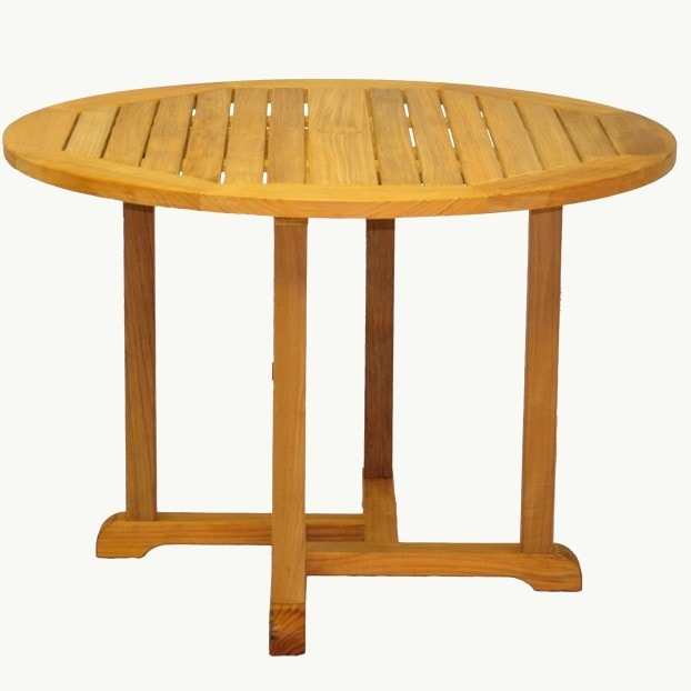 Oxford 42" Teak Round Dining Table