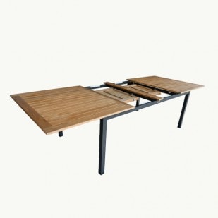 SoHo 115" Teak Extension Dining Table